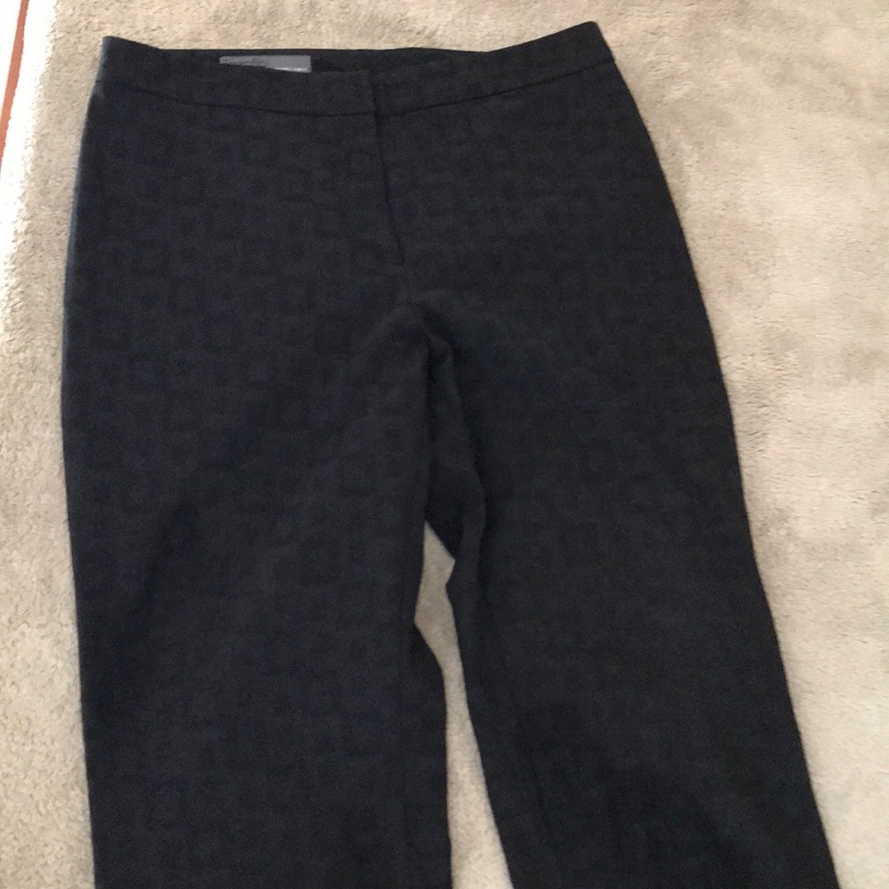 Teenflo Maurice Tarica black patterned dress pants